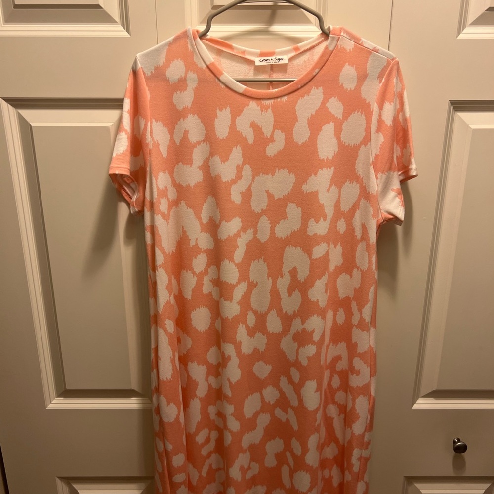 Never been worn, animal print dress.